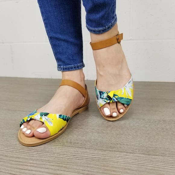 1950's Vintage Style Flat Sandals - G - Picture 3 of 5